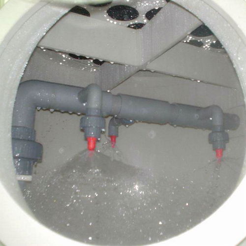 東莞銳林環(huán)保提供1萬風(fēng)量pp噴淋塔,升級食品廠廢氣處理設(shè)備